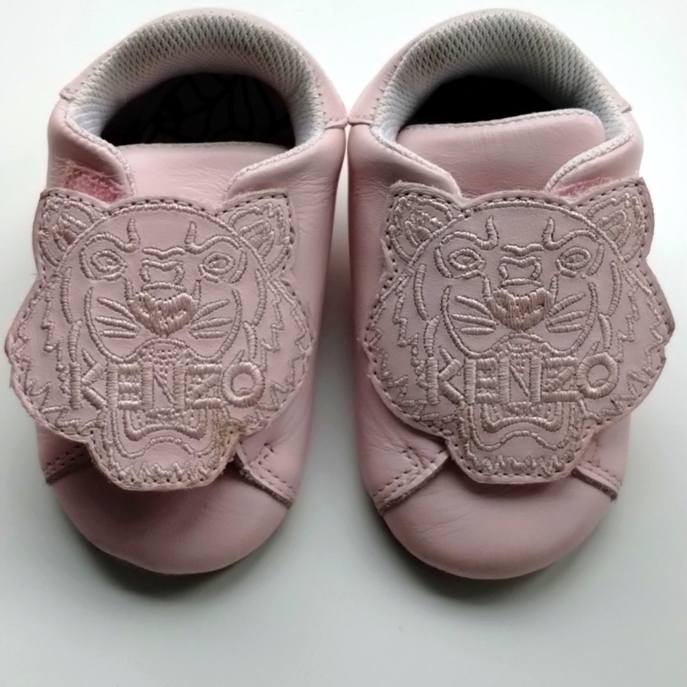 Kenzo Pink Baby Walker Shoes